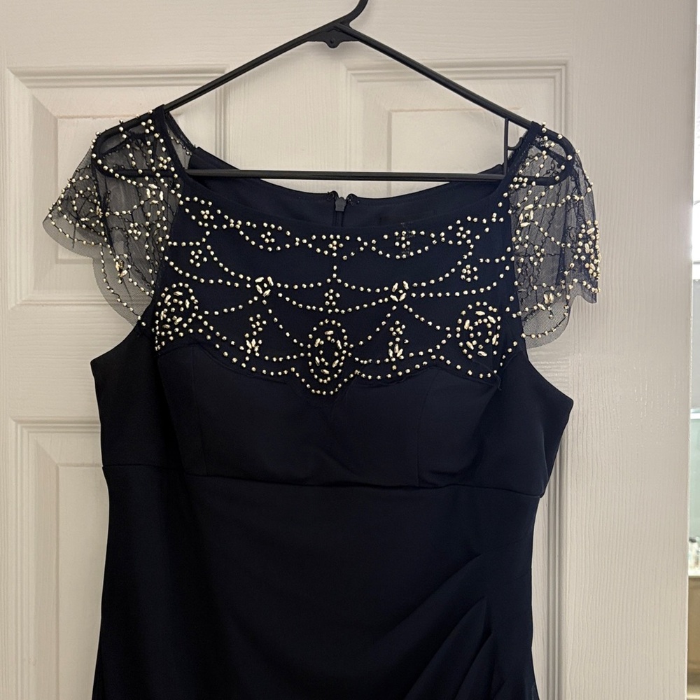 Navy cocktail dress